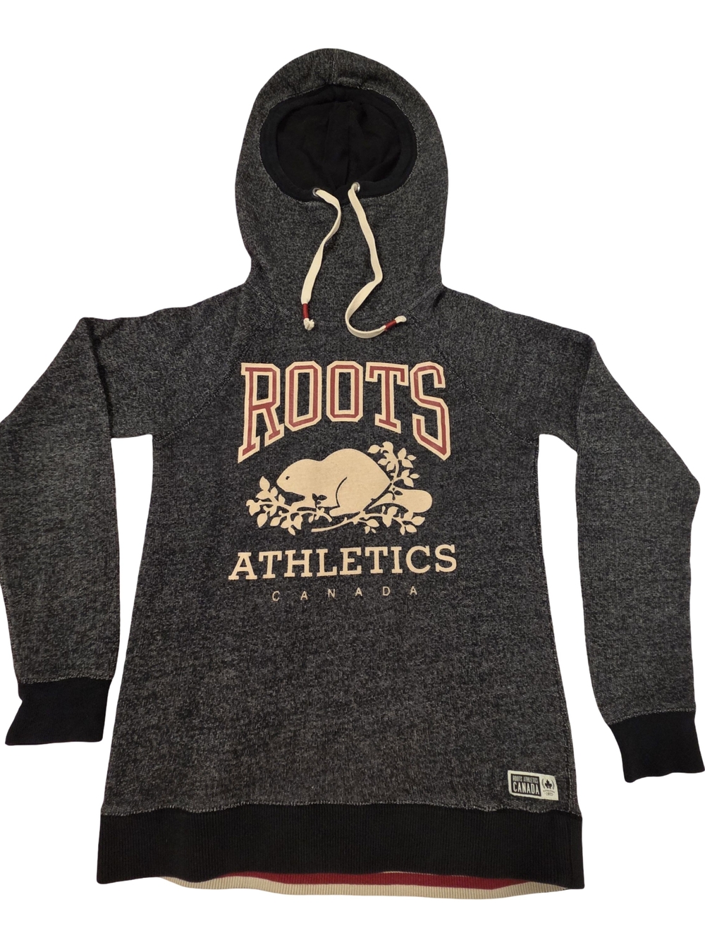 Vintage Roots Canada Cabin Knit Sweater Hoodie Women's Size M